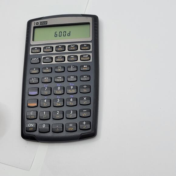 HP Hewlett Packard HP 10bII Financial Calculator With Batteries and Case - Picture 10 of 10